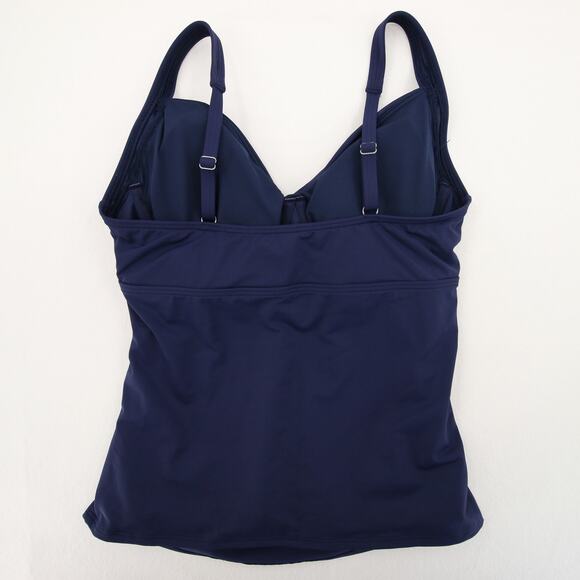 Lands' End Women's Swim Top in Navy Blue - Picture 9 of 9